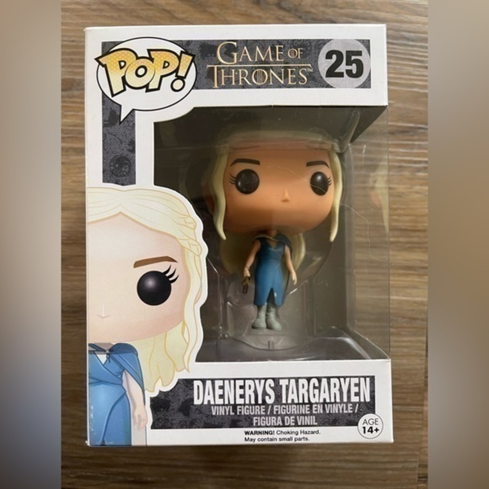 Funko Pop Game of Thrones Daenerys Targaryen Figure Blue Dress